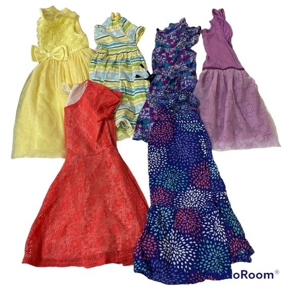 Toddlers Assorted Printed Dress Multicolor cat & Jack Carter’s size 2t Lots Of 6 - Picture 1 of 8